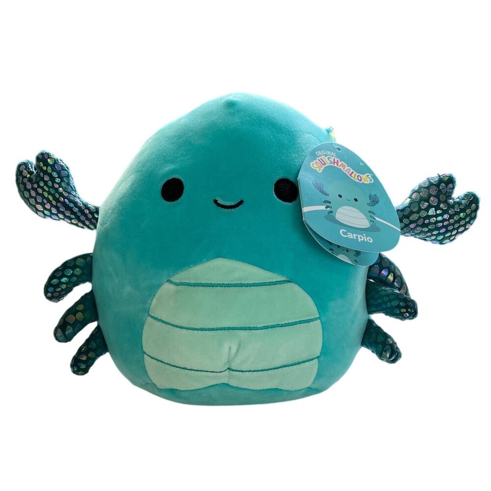 Squishmallows Carpio The Teal Scorpion 8”‎ Stuffed Plush NWT #2075 11-10-2022